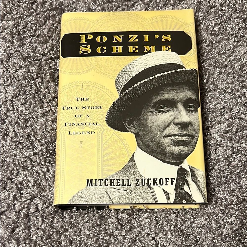 Ponzi's Scheme Book by Mitchell Zuckoff